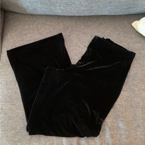 Black Velvet Pants